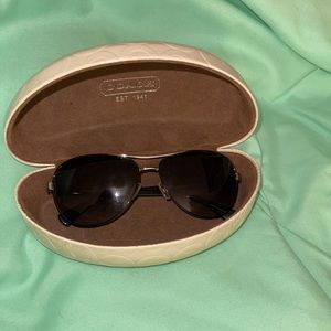 Coach aviator sunglasses